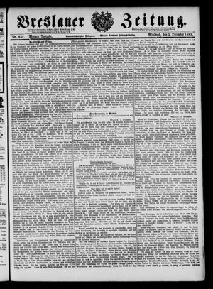 Breslauer Zeitung on Dec 5, 1883