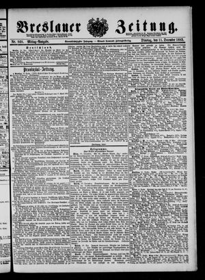 Breslauer Zeitung vom 11.12.1883