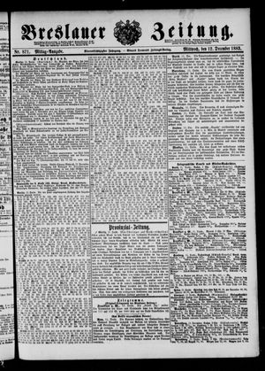 Breslauer Zeitung vom 12.12.1883