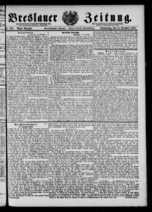 Breslauer Zeitung vom 13.12.1883