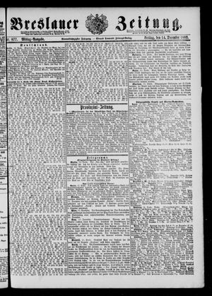 Breslauer Zeitung vom 14.12.1883