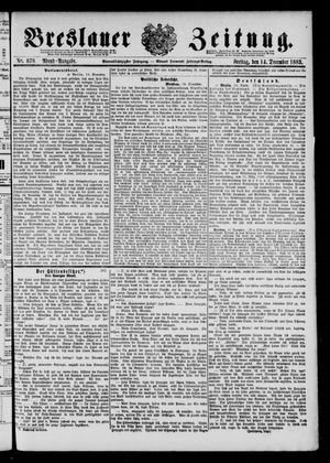 Breslauer Zeitung vom 14.12.1883