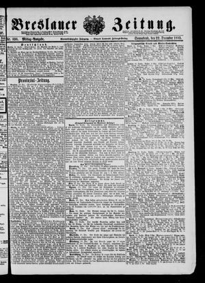 Breslauer Zeitung vom 22.12.1883