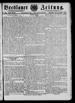 Breslauer Zeitung vom 25.12.1883