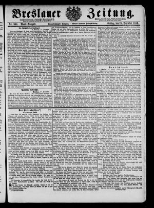 Breslauer Zeitung vom 26.12.1883