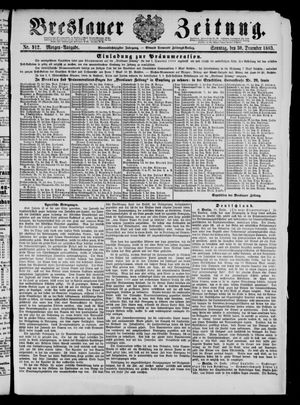 Breslauer Zeitung vom 28.12.1883