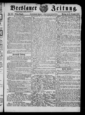 Breslauer Zeitung on Dec 29, 1883