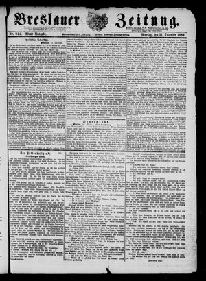 Breslauer Zeitung on Dec 29, 1883