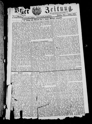 Breslauer Zeitung vom 01.01.1884