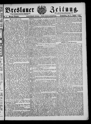 Breslauer Zeitung vom 03.01.1884
