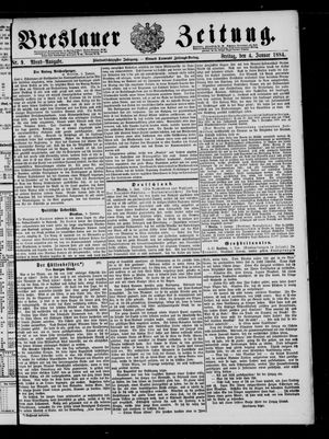 Breslauer Zeitung vom 04.01.1884