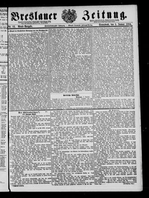Breslauer Zeitung vom 05.01.1884