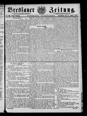 Breslauer Zeitung on Jan 12, 1884