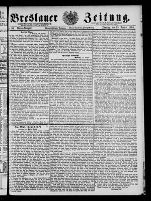Breslauer Zeitung on Jan 15, 1884