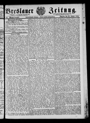 Breslauer Zeitung on Jan 22, 1884