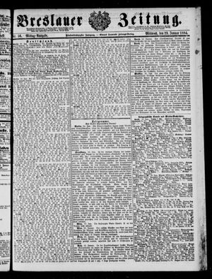 Breslauer Zeitung on Jan 23, 1884