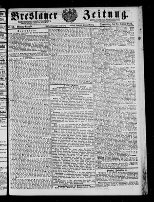 Breslauer Zeitung vom 24.01.1884