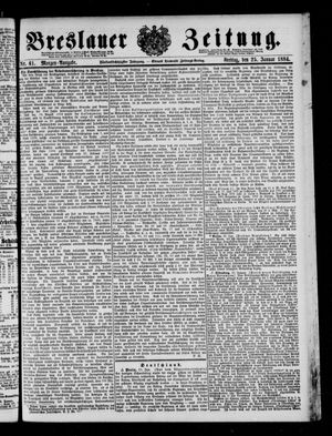 Breslauer Zeitung vom 25.01.1884