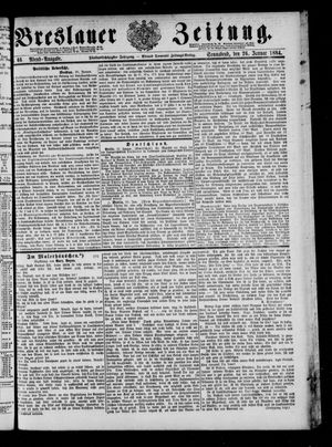 Breslauer Zeitung vom 26.01.1884