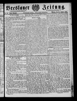 Breslauer Zeitung vom 28.01.1884