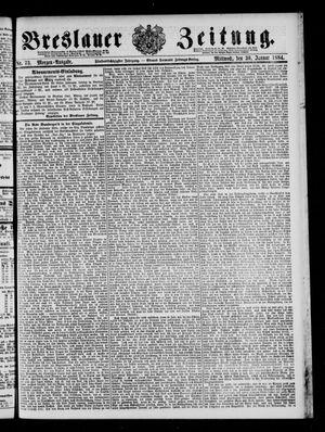 Breslauer Zeitung on Jan 30, 1884