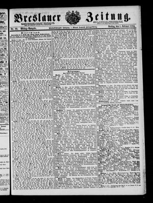 Breslauer Zeitung vom 01.02.1884