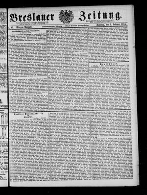 Breslauer Zeitung vom 03.02.1884