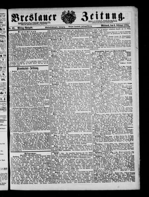 Breslauer Zeitung vom 06.02.1884