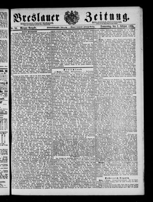 Breslauer Zeitung on Feb 7, 1884
