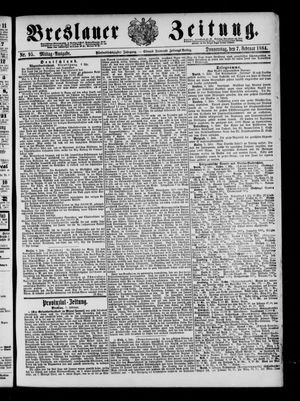 Breslauer Zeitung on Feb 7, 1884