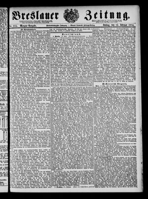 Breslauer Zeitung on Feb 15, 1884
