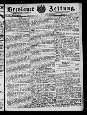 Breslauer Zeitung on Feb 18, 1884
