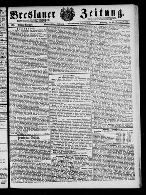 Breslauer Zeitung vom 19.02.1884