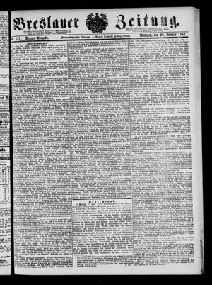 Breslauer Zeitung vom 20.02.1884