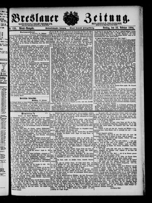 Breslauer Zeitung on Feb 22, 1884