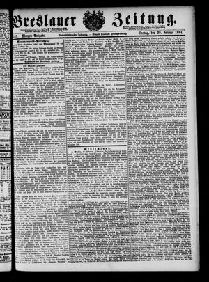 Breslauer Zeitung on Feb 29, 1884