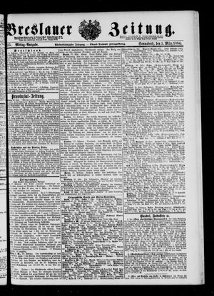 Breslauer Zeitung on Mar 1, 1884