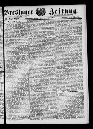 Breslauer Zeitung on Mar 5, 1884