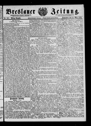 Breslauer Zeitung on Mar 15, 1884