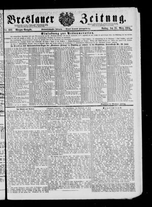 Breslauer Zeitung on Mar 28, 1884