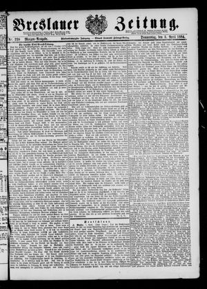 Breslauer Zeitung on Apr 3, 1884