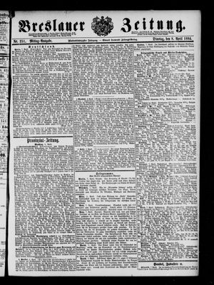 Breslauer Zeitung vom 08.04.1884