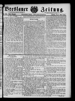 Breslauer Zeitung vom 08.04.1884