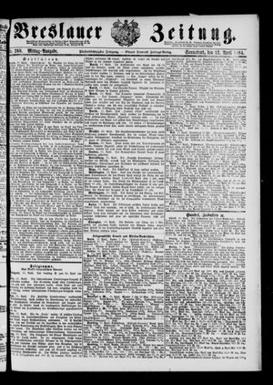 Breslauer Zeitung on Apr 12, 1884