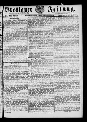 Breslauer Zeitung on Apr 12, 1884