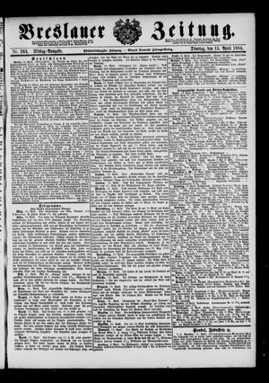 Breslauer Zeitung on Apr 15, 1884