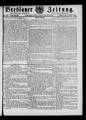 Breslauer Zeitung vom 15.04.1884