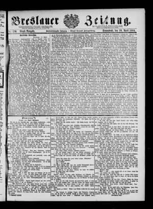 Breslauer Zeitung vom 19.04.1884