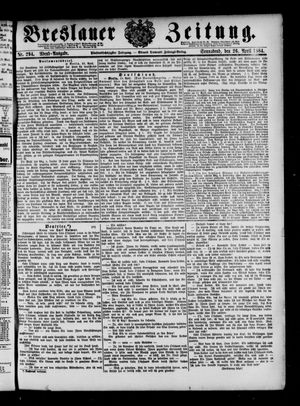 Breslauer Zeitung vom 26.04.1884