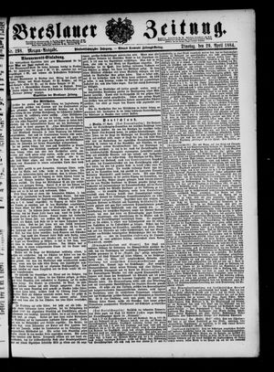 Breslauer Zeitung vom 29.04.1884